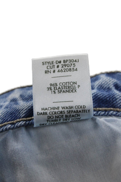 Just Black Denim Women Ankle Cropped Light Blue Jeans Size 24