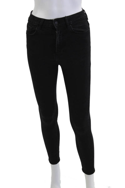 Zara Women Ankle Skinny Black Jeans Size 2