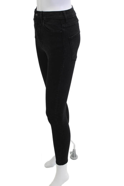 Zara Women Ankle Skinny Black Jeans Size 2