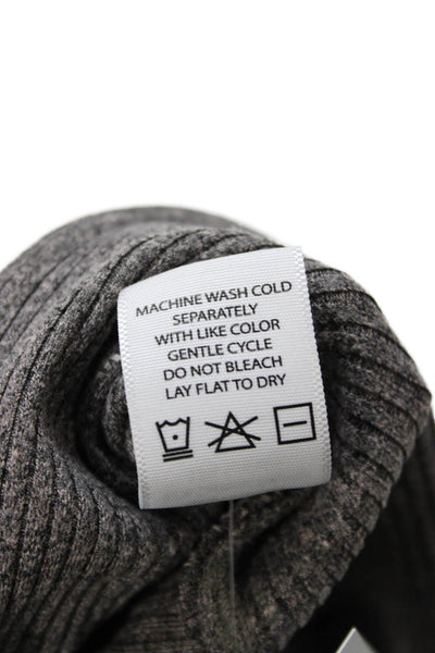 Year Of Ours Womens Dark Gray Striped Ankle Leggings Size XS