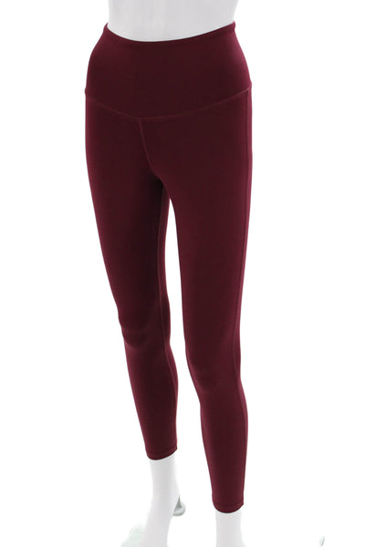 Michi Women Ankle Leggings Red Petite Size XS