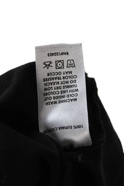 Cotton Citizen Women Cropped Black Tank Crewneck Supima Cotton Size XS