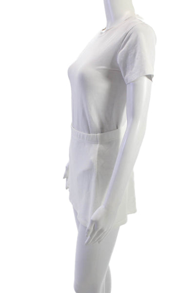Artless Forever Women Mini Straight Pencil Skort White Size XS