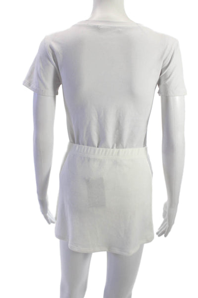 Artless Forever Women Mini Straight Pencil Skort White Size XS