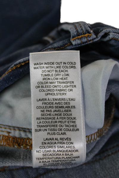 Frame Womens Skinny Ankle Jeans Blue Mid Rise Size 30