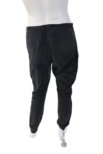 John Varvatos Star USA Mens Black Jogger Pants Cotton Blend Size 32