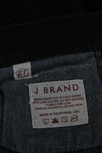 J Brand Womens Skinny Black Jeans Size 27