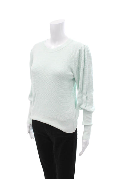 Lilla P Women Light Blue Pullover Sweater Crew Neck Size S