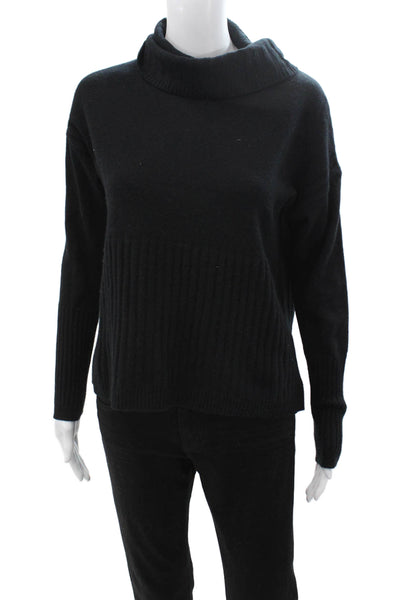 Derek Lam 10 Crosby Unisex Black Cashmere Turtleneck Pullover Size XS