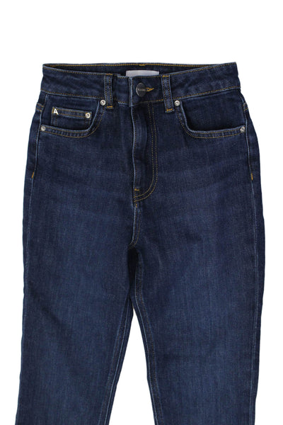 Aligne Women Dark Blue Skinny Jeans Mid Rise Inseam 29 Size 25