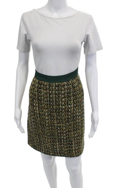 Kate Spade New York Womens Black Pencil Skirt Wool Blend Knee Length Size 12
