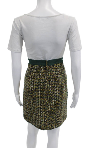 Kate Spade New York Womens Black Pencil Skirt Wool Blend Knee Length Size 12