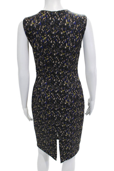 Yigal Azrouel Womens Bodycon Sheath Dress Black Sleeveless Crew Neck Size 4