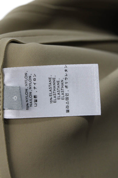 Reed Krakoff Womens Beige Straight Pencil Skirt Nylon Elastane Size M