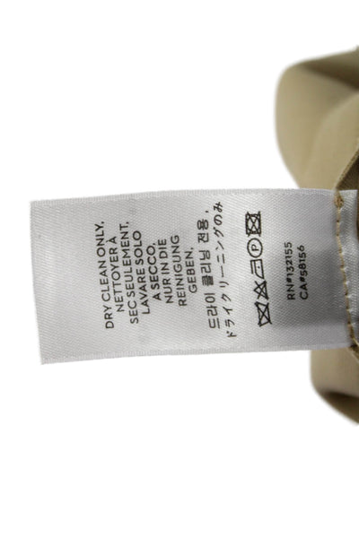 Reed Krakoff Womens Beige Straight Pencil Skirt Nylon Elastane Size M