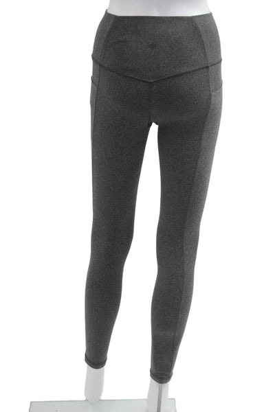 Athleta Womens Ankle Capri Camouflage Leggings Dark Gray Size XS