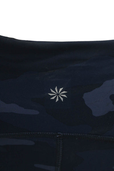Athleta Womens Ankle Capri Camouflage Leggings Dark Gray Size XS