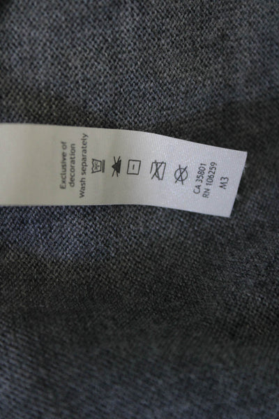 Lululemon Womens Gray Merino Wool Cardigan Sweater Size 6