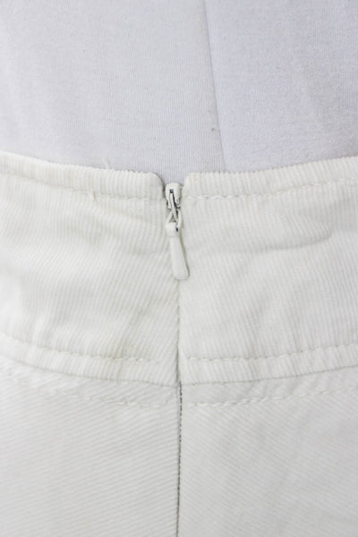 Edme & Esyllte Anthropologie Women White Cotton Peasant Midi Skirt Size 0