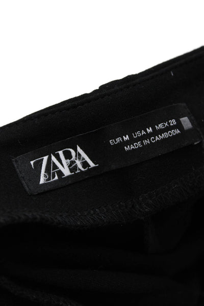 Zara Women Ankle Jeggings Black Size M