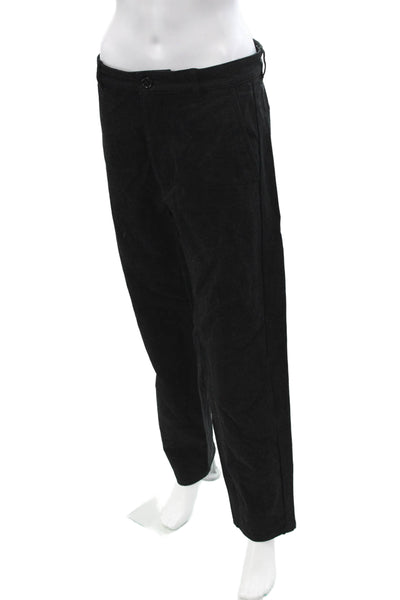 COS Mens Cropped Dress Pants Black Button Solid Classic Size 6