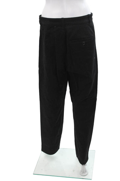 COS Mens Cropped Dress Pants Black Button Solid Classic Size 6