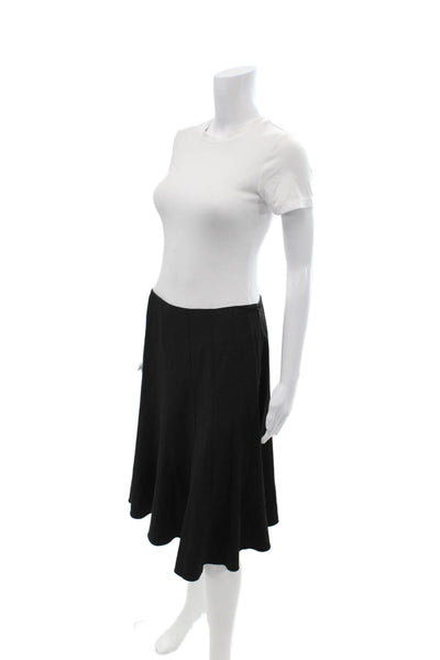 Michael Michael Kors Women A-Line Flare Skirt Black Size 6