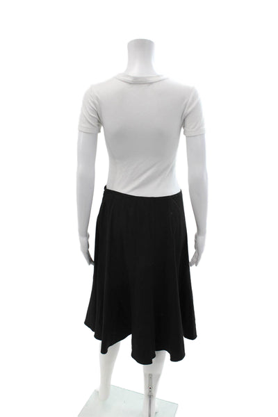 Michael Michael Kors Women A-Line Flare Skirt Black Size 6