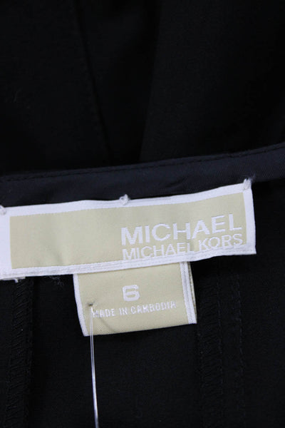 Michael Michael Kors Women A-Line Flare Skirt Black Size 6