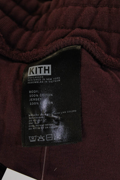 Kith Women Brown Long Straight Pencil Skirt 100% Cotton Solid Size S