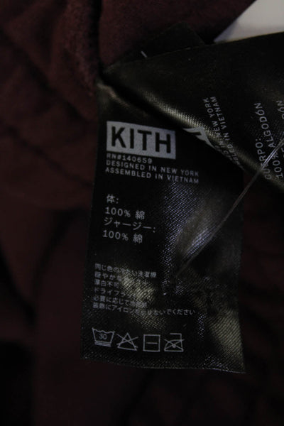 Kith Women Brown Long Straight Pencil Skirt 100% Cotton Solid Size S