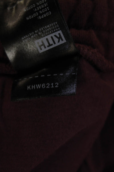 Kith Women Brown Long Straight Pencil Skirt 100% Cotton Solid Size S