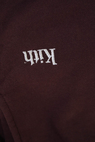 Kith Women Brown Long Straight Pencil Skirt 100% Cotton Solid Size S