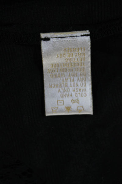 Gold Hawk Womens Black V Neck Sleeveless Tunic Bohemian Size XS