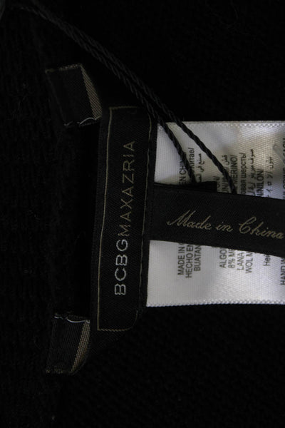 BCBG Max Azria Women Cardigan Black Bohemian Long Sleeve Size S
