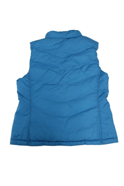 The North Face® Childrens Girls Reversible Puffer Vest Jacket Blue Size 18