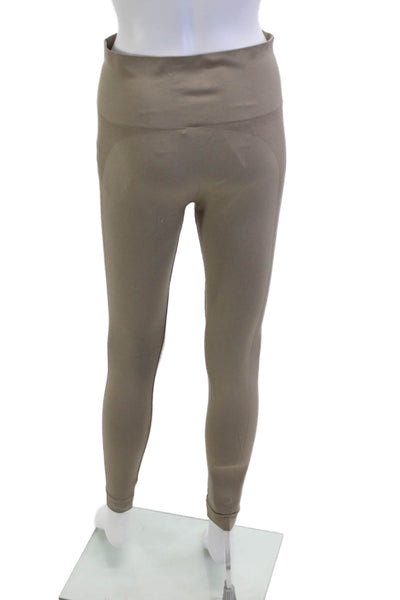 Set Active Womens Ankle Jeggings Nylon Beige Size S
