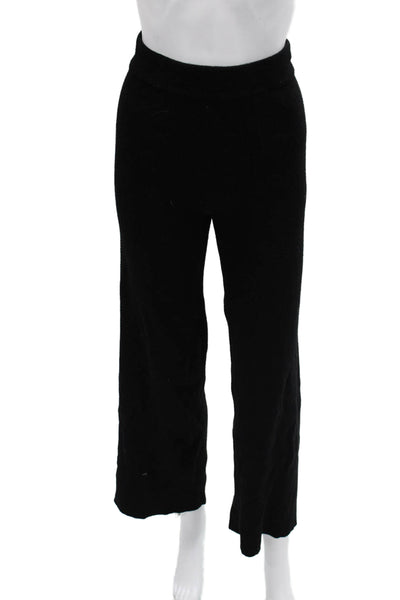 NIA Women Sweatpants Black Viscose Blend Size M