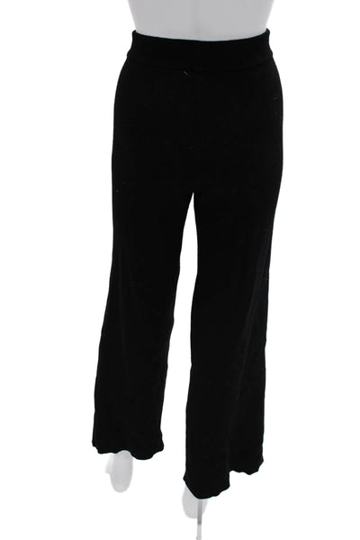 NIA Women Sweatpants Black Viscose Blend Size M