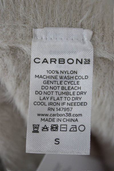 Carbon 38 Womens Beige 100% Nylon Sweatpants Size S