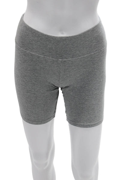 TNA Unisex Biker Sweat Shorts Gray Size M