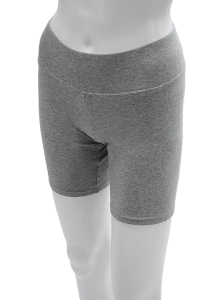 TNA Unisex Biker Sweat Shorts Gray Size M