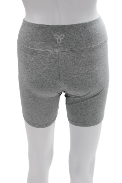 TNA Unisex Biker Sweat Shorts Gray Size M