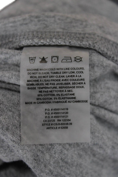 TNA Unisex Biker Sweat Shorts Gray Size M