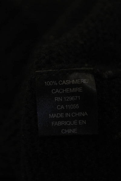 360 Cashmere Women Black Sleeveless Crew Neck Tank Size S