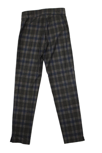 Avenue Montaigne Womens Dress Pants Black Plaid Viscose Blend Size 0