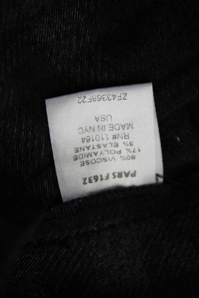 Avenue Montaigne Womens Dress Pants Black Plaid Viscose Blend Size 0