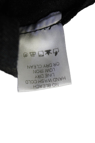 Avenue Montaigne Womens Dress Pants Black Plaid Viscose Blend Size 0