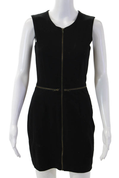 Amy Matto Womens Sheath Mini Dress Black Sleeveless Size 2
