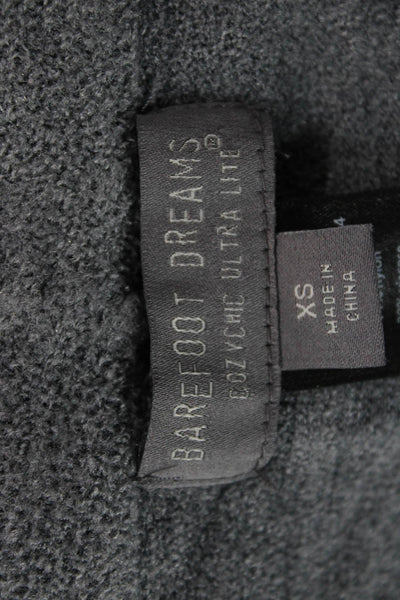 Barefoot Dreams® Womens Pull On Slim Leg Pajama Pants Grey Size Extra Small